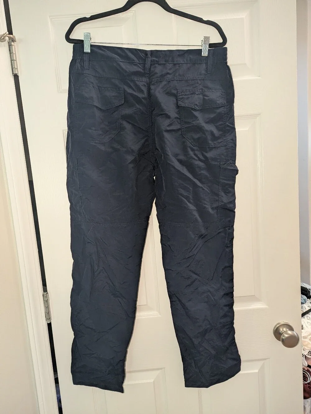 Tactical Cargo Pants XXL Navy Ripstop Hiking Utility Outdoor Lightweigh